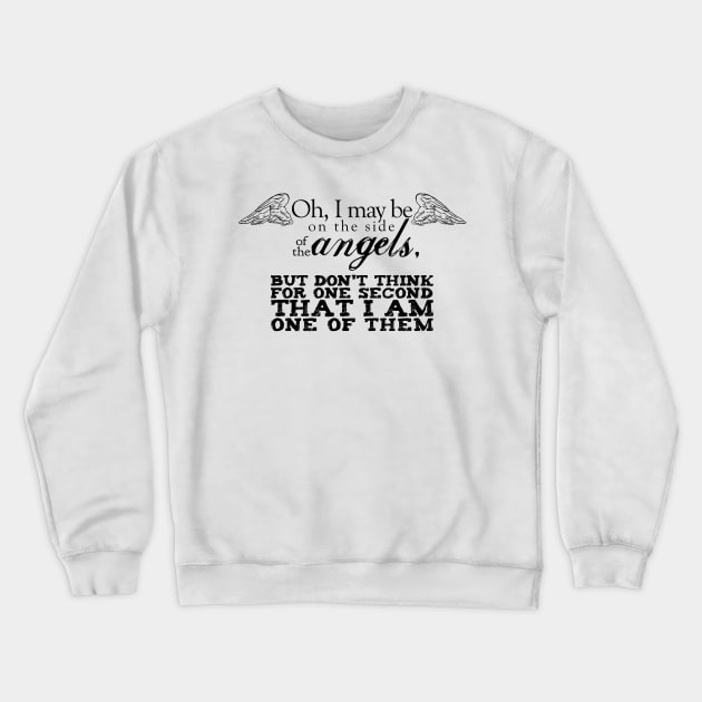 Side of the Angels - Sherlock BBC Crewneck Sweatshirt by ktapparo